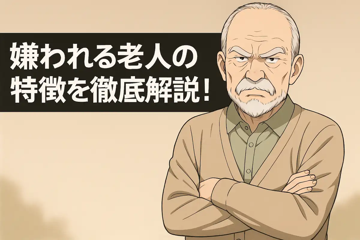 嫌われる老人の特徴を徹底解説!家族や他人から敬遠される理由