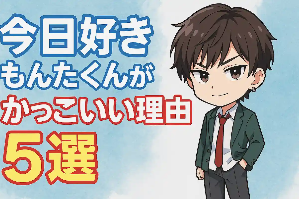今日、好きになりました|もんたくんがかっこいいと言われる5つの理由